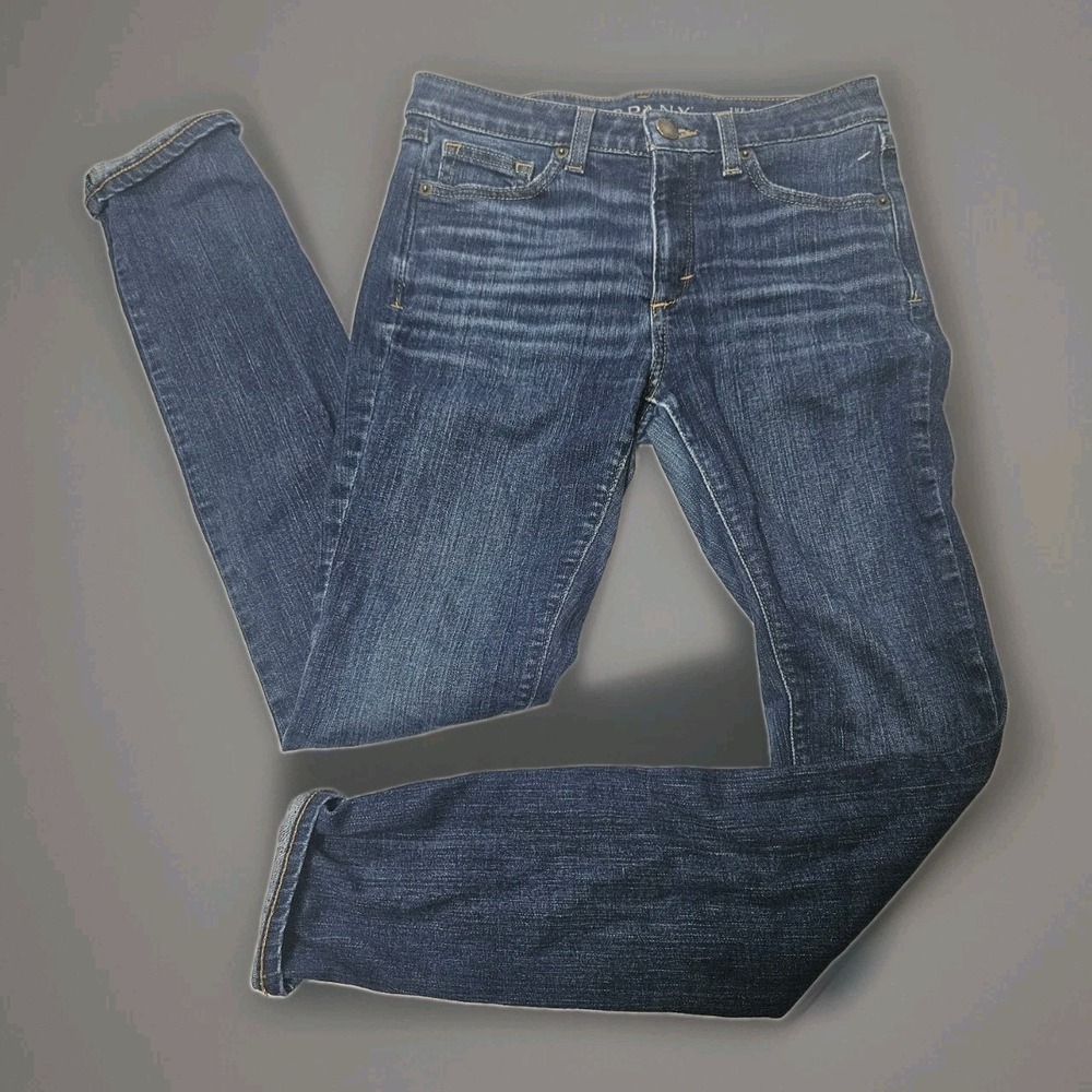 Spanx Women's Size 26 Skinny Fit Slim Blue Jeans Stretch‎ Pockets